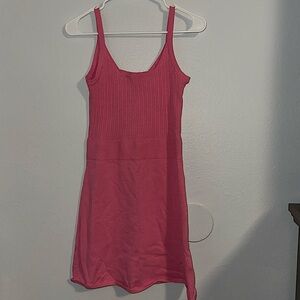 Pink strap mini dress Francesca’s